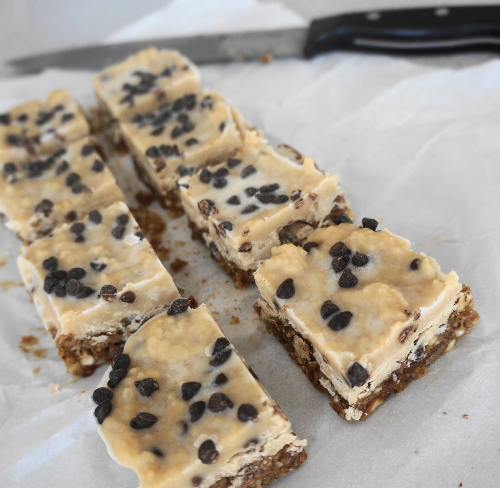 Cookie Dough Bars (V) | Busy Girl Healthy World